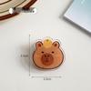 Capybara Double-Sided Acrylic Cartoon Clip for Sticky Notes & Snack Sealing