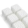 Silica Gel Mousse Cake Mold, Bakery Dessert Mousse DIY Chocolate Soap Candle Mold, 8-Cavity Cube Honeycomb