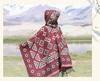 Yunnan Dali Ethnic Style Women's Warm Hooded Scarf Cloak