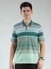 Men Regular Fit Green Tshirt