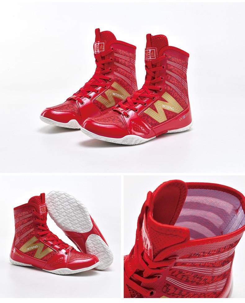 Jiuri Mountain High-Top Boxing & Wrestling Training Shoes