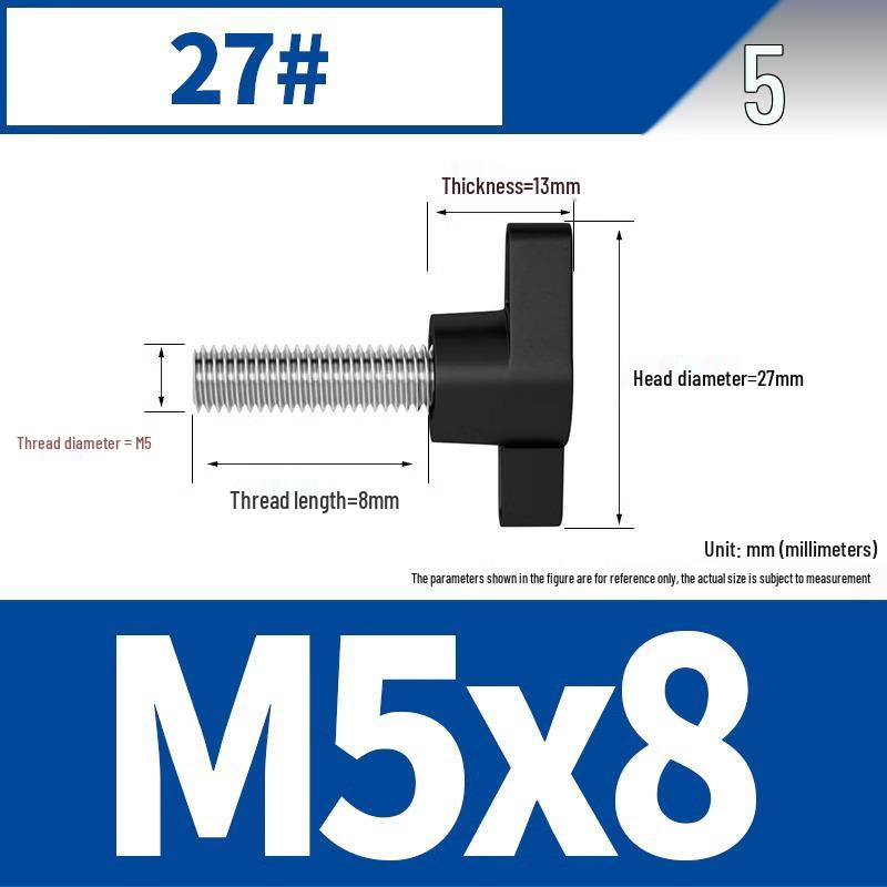 Stainless Steel Z-Type T-Handle Slotted Screw with Plastic Head (M4/M5/M6/M8)