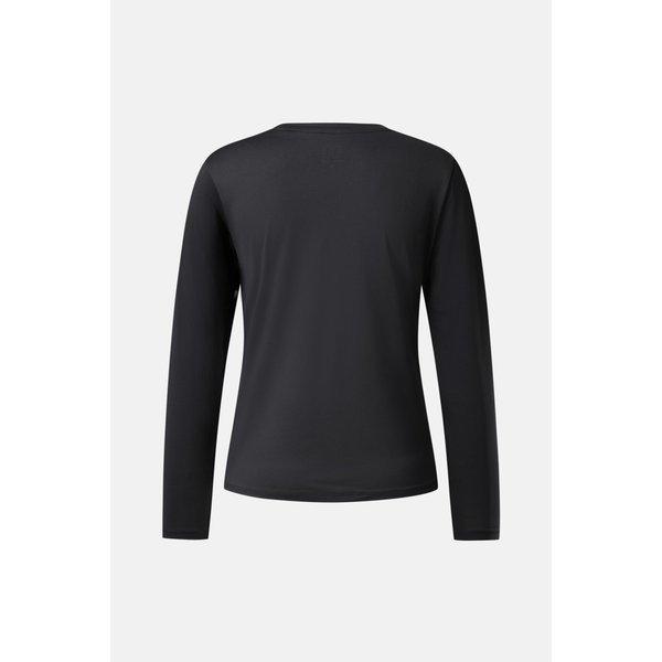 Kolon SportS Women S Hybrid Long Sleeve Tee Jktbm25282blk