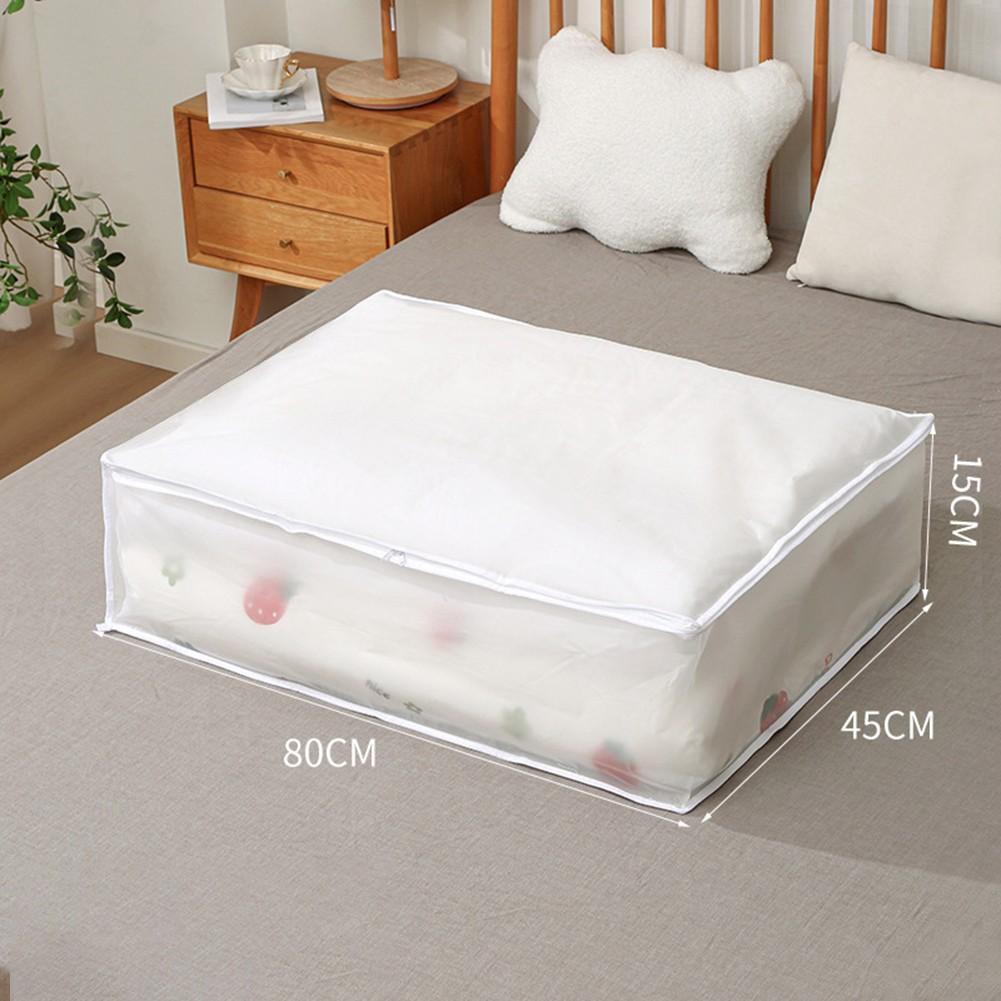 Under Bed For Storage Bag Transparent Large Capacity PEVA Waterproof Dust Proof