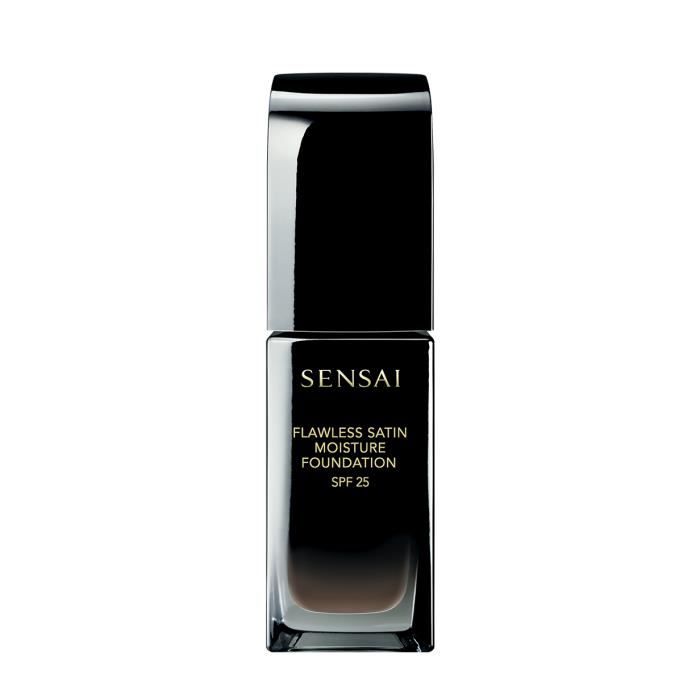Fond de teint liquide - SENSAI - Flawless Satin Moisture - 30 ml - Hypoallergénique - Couleur Ochre
