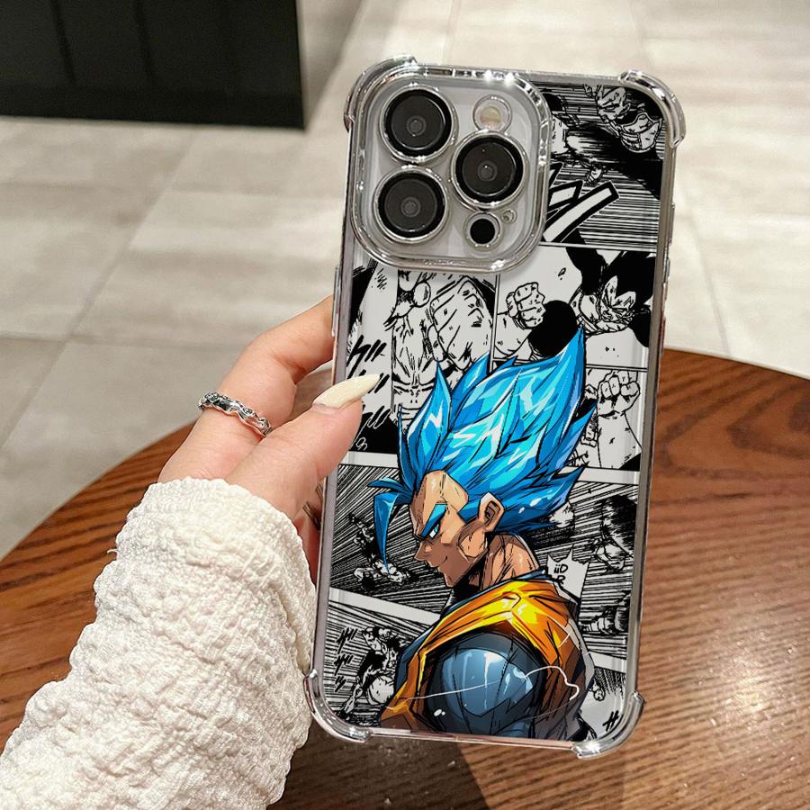 

Чехол для телефона iPhone 13 12 11 Pro Max 16e 16 15 14 Plus 17 Air Мягкий чехол Coll Dragon Ball iPhone 15 Pro Max