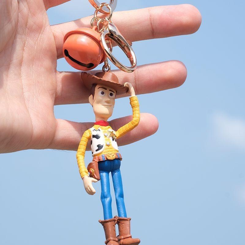 Toy Story Animation Peripherals Buzz Lightyear Keychain Cartoon Men's and Women's Backpack Charms Children's Model Toys Gifts