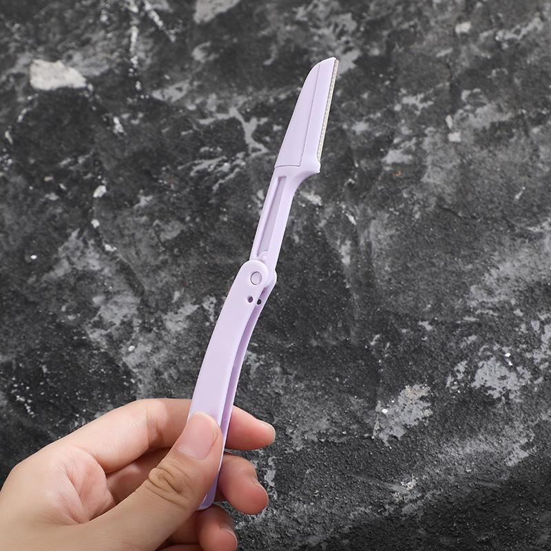 KELLY FACE Eyebrow Trimmer Set: Safety Folding Razors for Shaping & Makeup (3 Pieces).