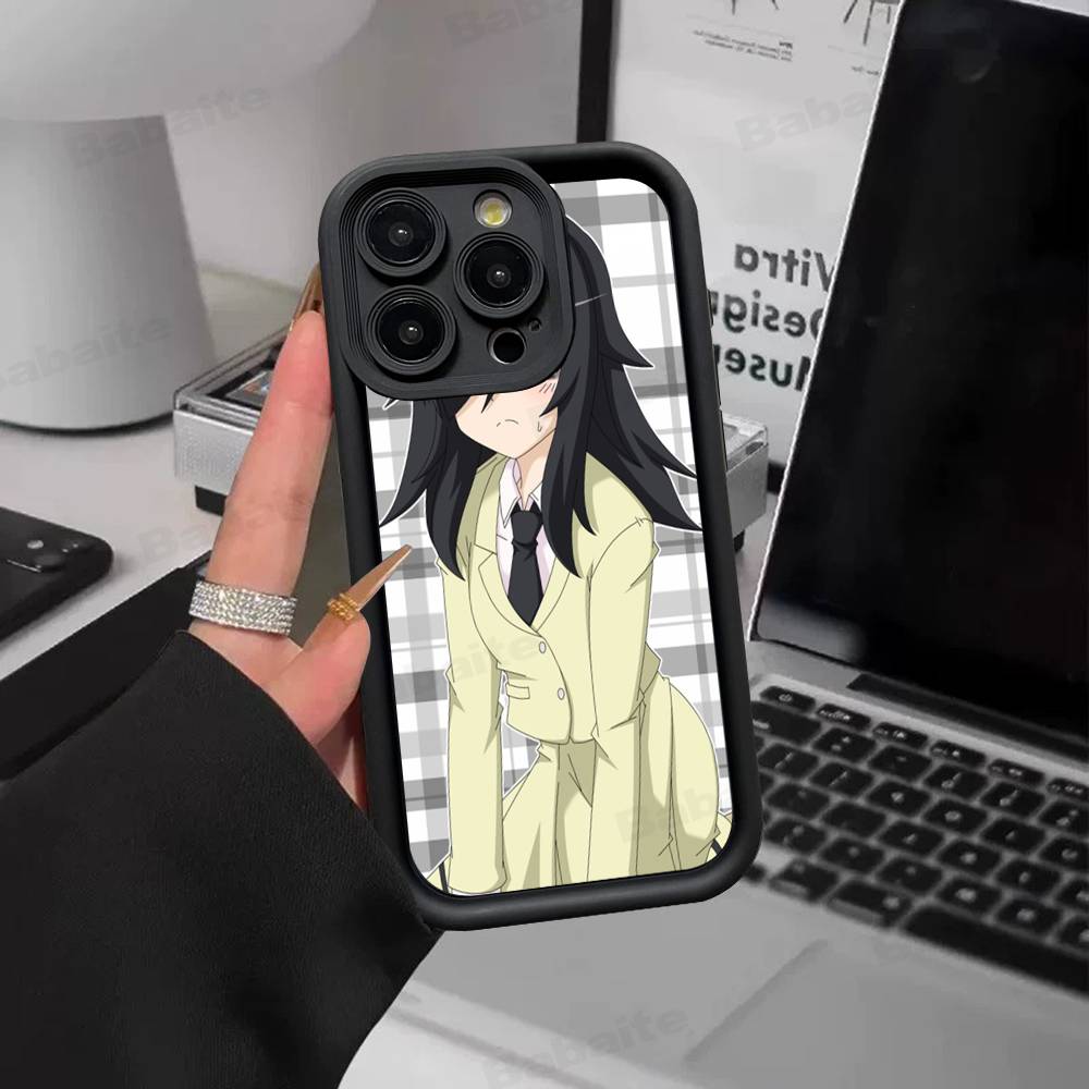 Watamote K-Kuroki T-Tomoko Phone Case For IPhone 17 16 15 14 13 12 11 Pro Max Plus Silicone Shockproof Case