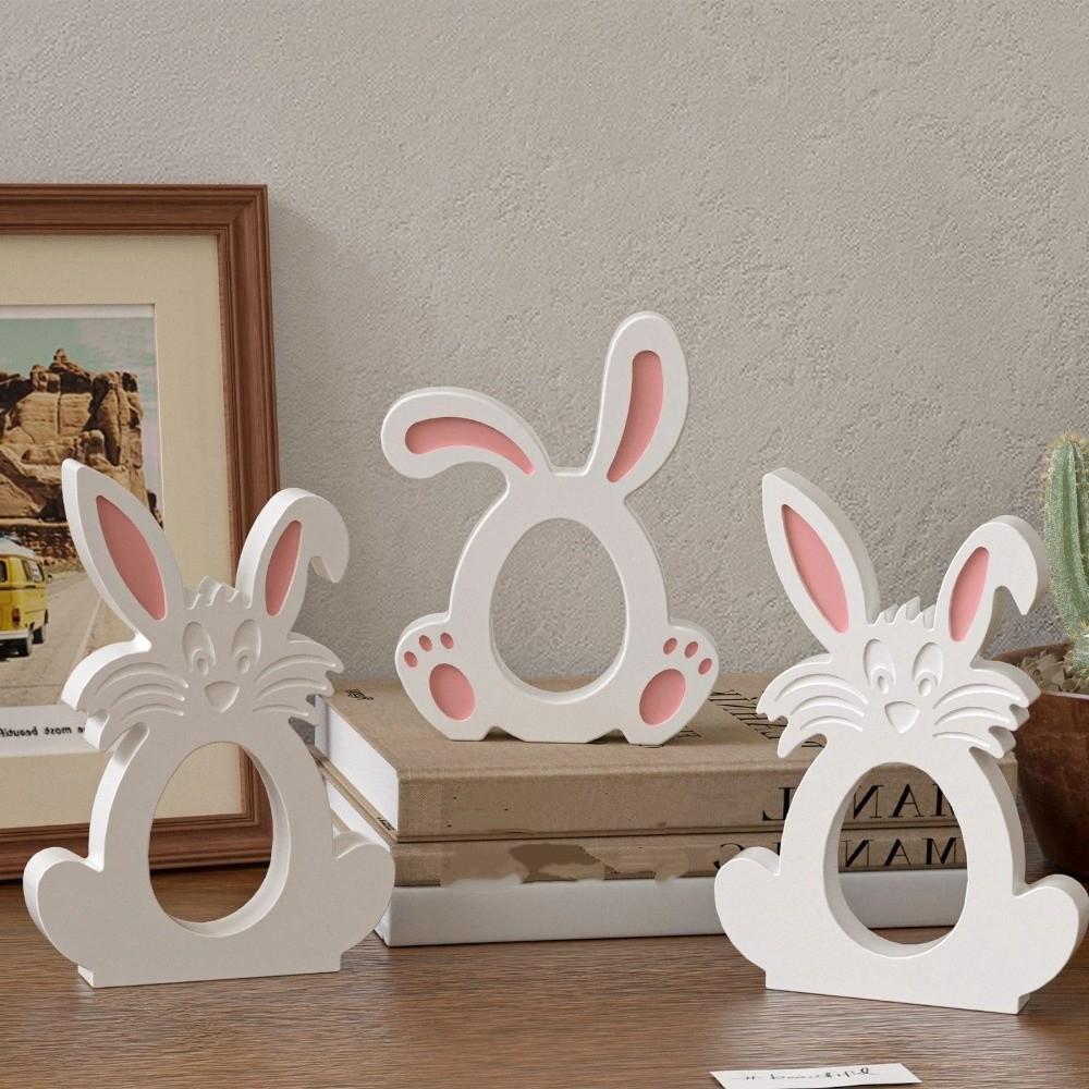 Non-stick Easter Rabbit Molds Heat Resistant Flexible Silicone Bunny Mold Hollow Bunny DIY Crafts Epoxy Resin Mold