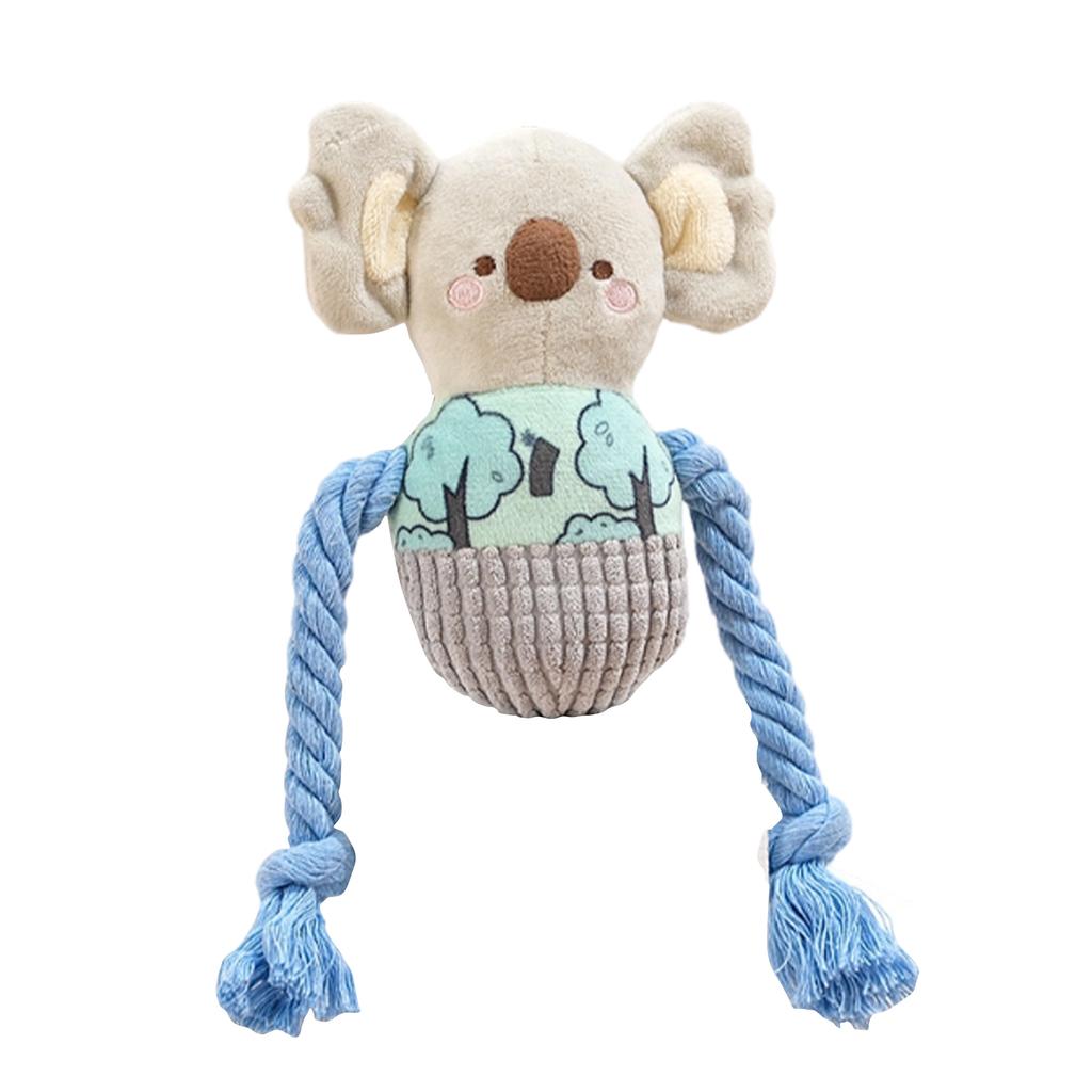 Indestructible Dog Toy, Plush Dog Toys For Aggressive Chewers, Squeaky Chew Toy For Small Medium Large Dogs Puppy Teething Toys