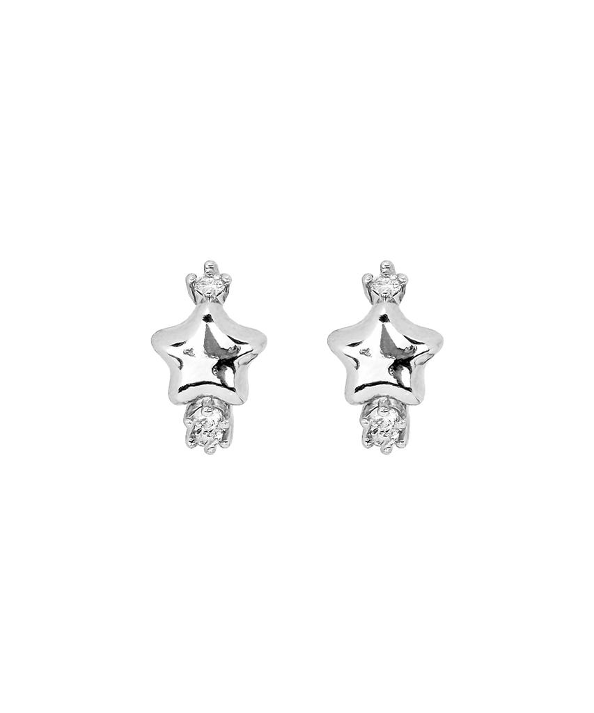 Vvv Wish Star One-Touch Ring Earrings