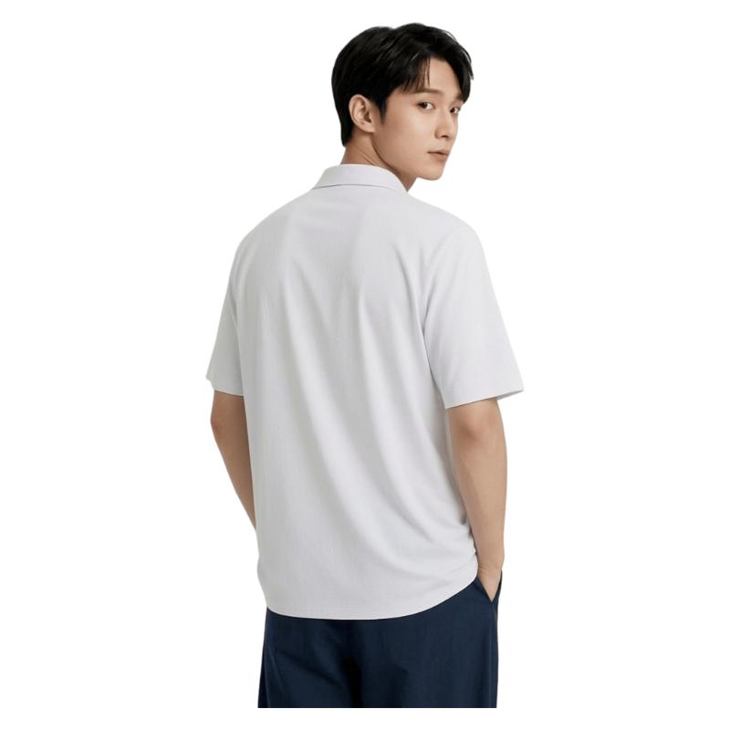Adidas Men's Wrinkle-Resistant Breathable Sports Casual Polo Short Sleeve JI6026