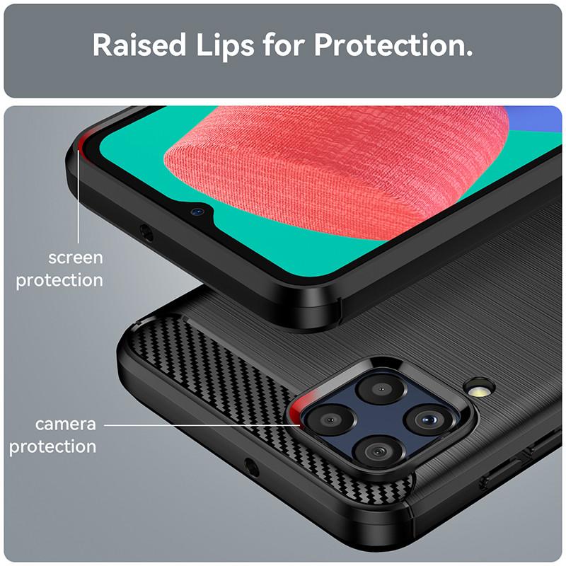 For Samsung Galaxy M33 5G Case Samsung M33 M53 Cover Shockproof Soft Silicone Protective Bumper Samsung M53 M33 M23 M52 M32 Case