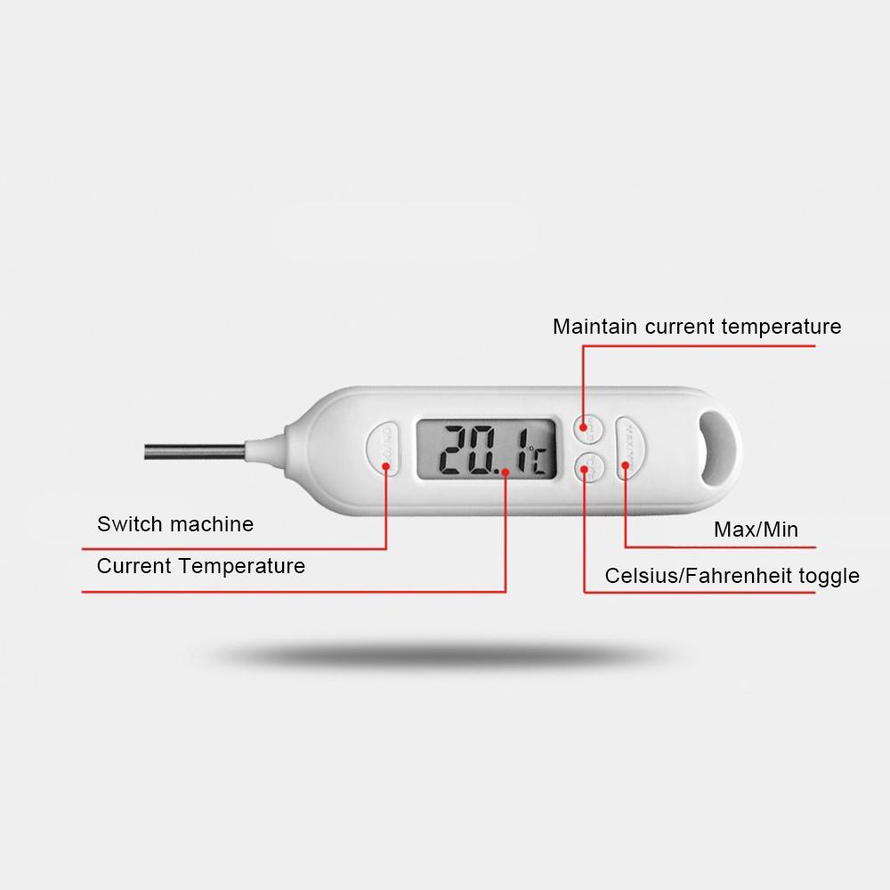 Convenient Food Thermometer Barbecue Electronic Digital Display Thermometer -50℃-300℃ Water Temperature Milk Kitchen Supplies