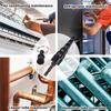 6-in-1 HVAC-Reparaturwerkzeug mit Bithalter zum Bördeln und Aufweiten von Kupferrohren mit 1/4 3/8 1/2 5/8 3/4 und 7/8 Bits