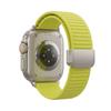 For Apple iWatch 8/9: Mountain Texture Magnetic Loop Silicone Band S11