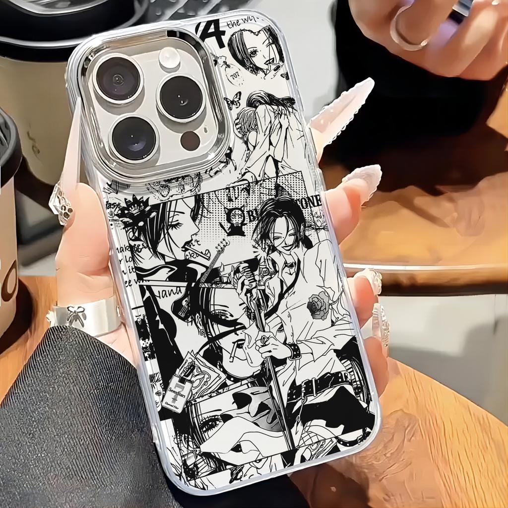 Anime N-Nana O-Osaki Phone Case for Samsung Galaxy S25 S24 S23 S22 S21 S20 Note20 FE Ultra Edge Plus 4G 5G Transparent Cover