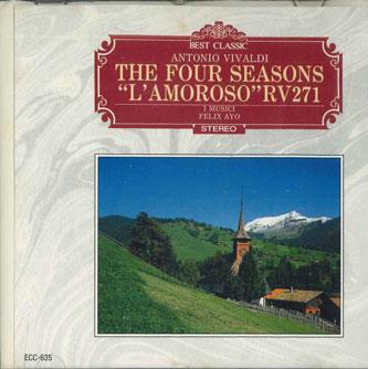

CD I MUSICI - Four Seasons l amoroso rv271 ECC635 ECHO Japan Classical Used