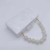 New Wedding Acrylic Beaded Wrist Handbag Clutch Dress Fashion Evening Bag Pearl Itabag Crossbody Bags Handbags Luxury Women Hand
