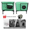 Heated Kitty House Elevated Heated Cat House Warm Weatherproof Insulated Outside Heated Cat Shelter for Outdoor Kitty Puppy