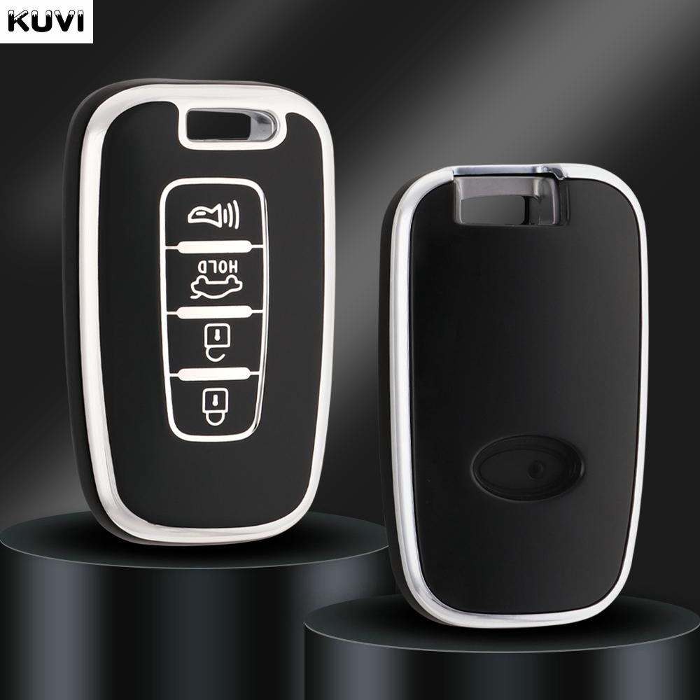 3 4 Tasten TPU Auto Schlüsselhülle Hülle Schale Fob Tasche Für Hyundai Ix35 Elantra Sonata 8 9 Für Kia Sportage K5 K2 Sorento Optima Forte