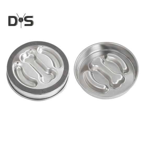 900ml Dog Slow Feeder Bowl Anti Slip Dog Slow Feeder Dry Wet Food Feeding Bowl Cute Cat Paw Bone Design Dog Bowl for Large Breeds