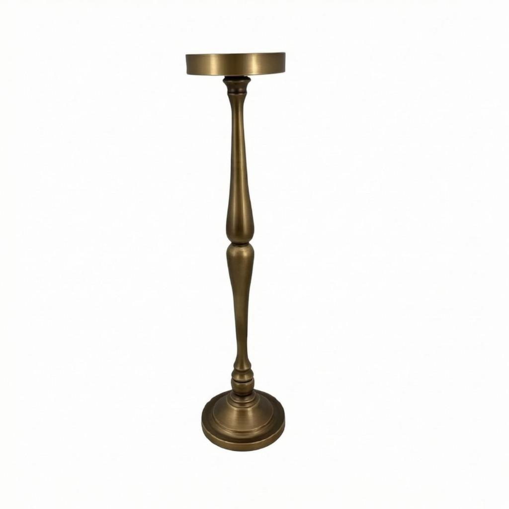 Bodenkerzenhalter Antik Bronze-Ton Kerze Hoch für