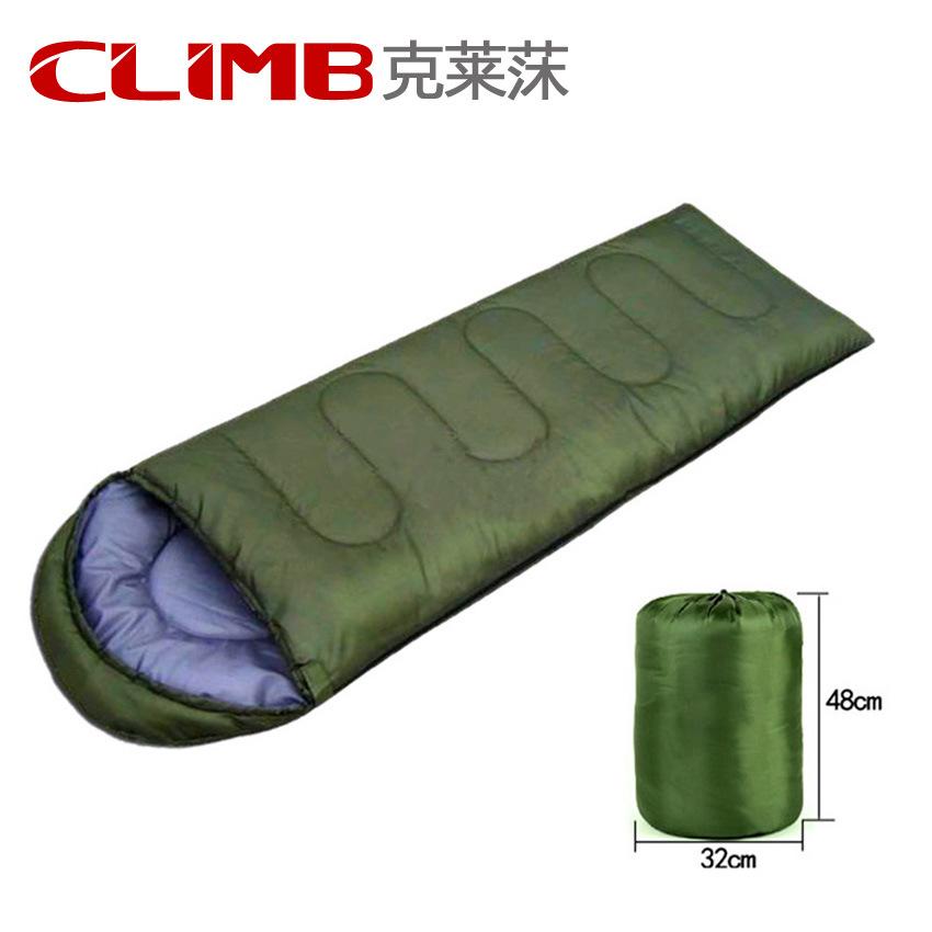 Utomhuscamping Kuvert med huva Sovsäck 700g Bomull Sommarcamping Sovsäck