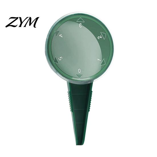 Flower Bed Planting Tool Seeds Dispenser, Handheld Garden Seeder Sower with 5 Dial Settings, Ergonomic Plastic Gardening Hand Tools Dibber,