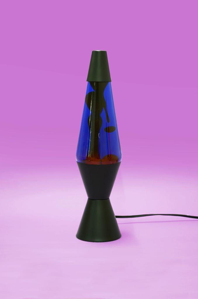 Bcl Motion Lamp Black X Purple Table Lamp