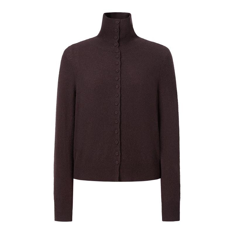 JIUZI ANNACO Women's Wool-Cashmere Blend Knit Cardigan
