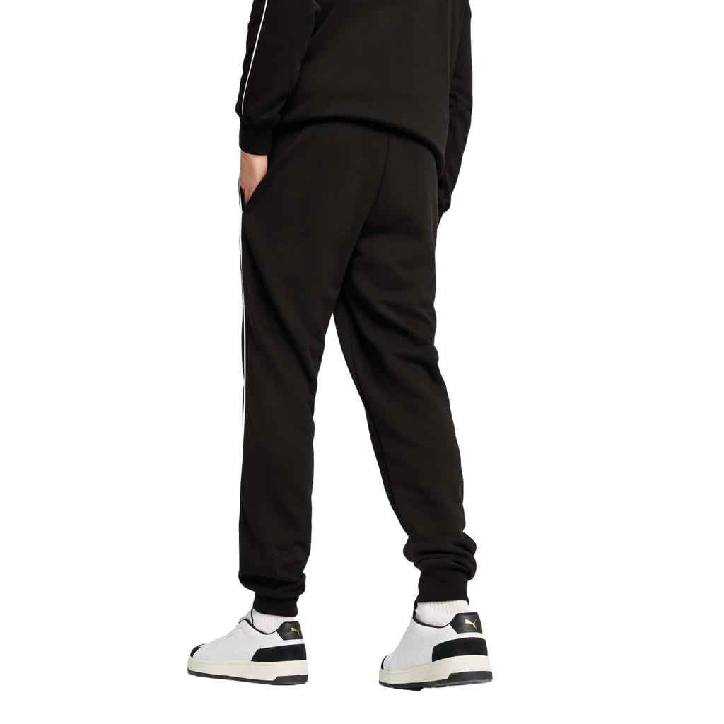 PUMA Soft Skin-Friendly Fitted Simple Cuffed Casual Pants Men bottoms Black 687535-01