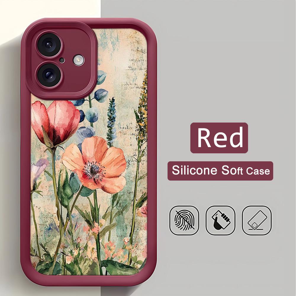Sunflower Phone Case For IPhone 17 Air 16 15 14 13 12 11 Pro Max Shockproof Silicone Cover For IPhone 16 15 14 Plus Case Cover