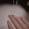 Fashion Style Minimalist Jewelry Zircon Necklace Temperament Sparkling Collarbone Chain Wedding Jewelry Collar Necklace Gift