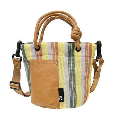 1161 1163 Mini Flauschige Tragetasche mit Schulter Baby Lou Waffel SC BR Waffelstreifen [Rootote] (116103 Gelb)