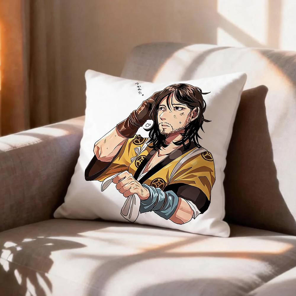 Game Character AAtsu Ghost Of Yotei Pillow Case Pattern Printed Pillowcase For Living Room Sofa Cushion Cover