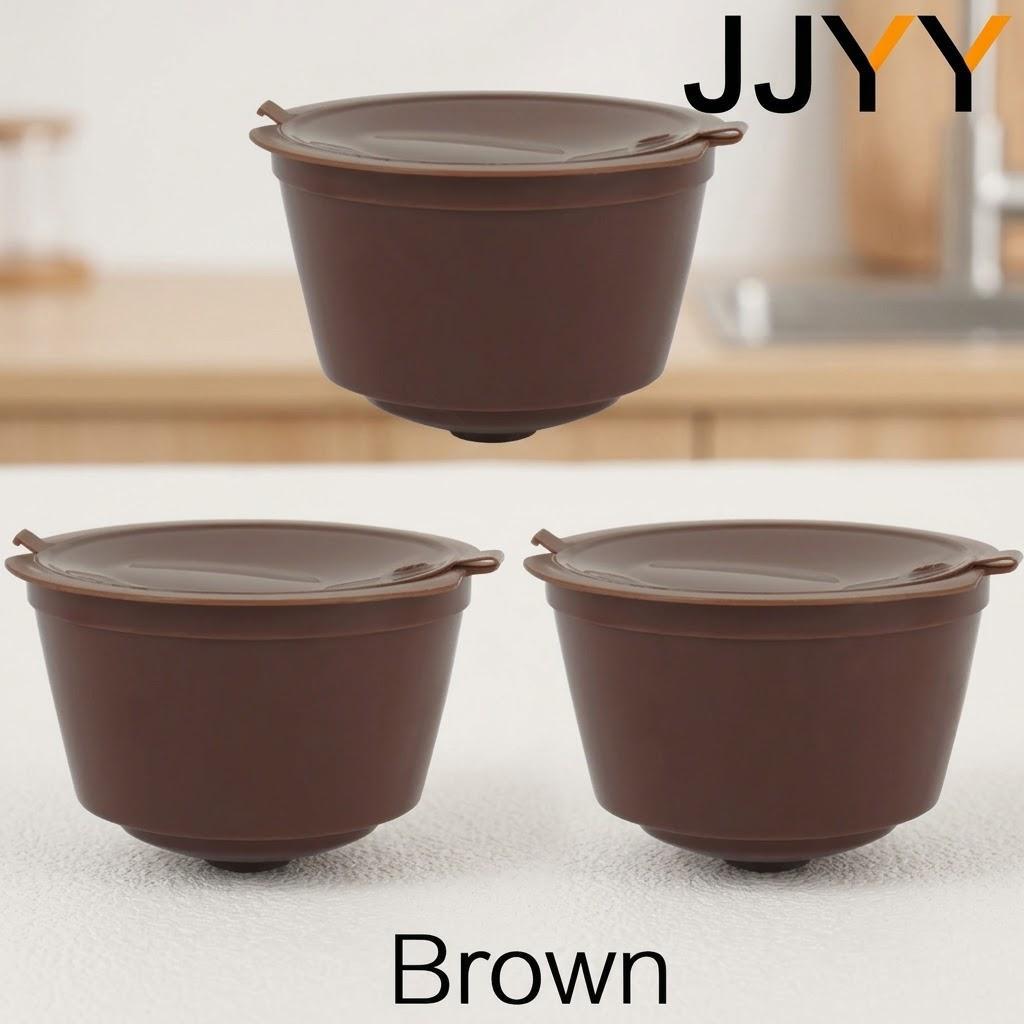 3pcs Reusable Coffee Filter Cup Eco Friendly Capsule Cartridge Filter Set Kitchen Bar Accessories