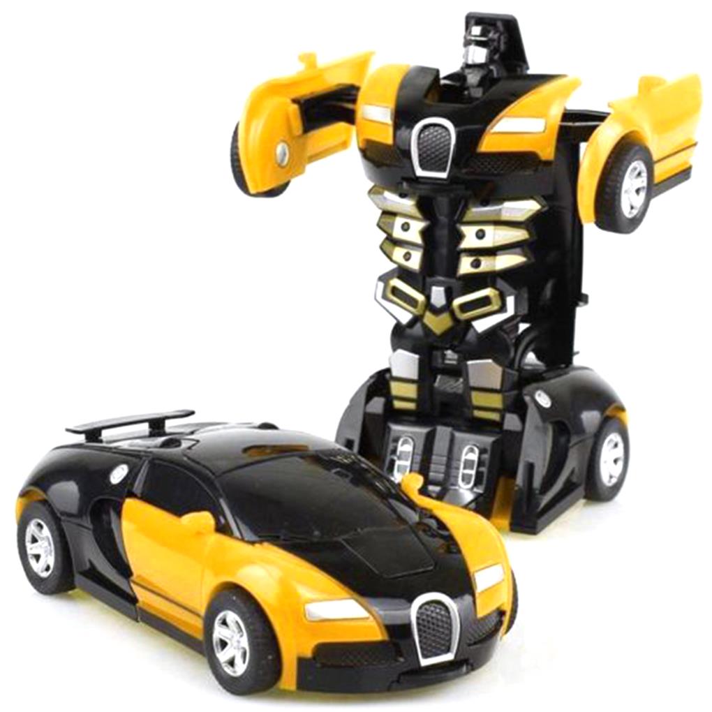 Car Robot Plastics Small Scale Wear-resistance Firmness Vehicles Toys Action Figure Inertial Power Vehicle Robots