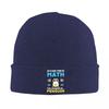 I Did The Math The Answer Is Penguin Funny Mathematician Knitted Cap Bonnet Hat Autumn Winter Beanies Hats for Men Women Adult