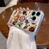 Cat Pattern Transparent TPU Shockproof Bumper Phone Case For iPhone 16E 16 15 14 13 12 11 Pro Max XS X 7 8 PLUS SE  Cover