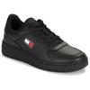 Tommy Hilfiger Zapatillas de Moda Versátiles de Caña Baja para Mujer Zapatillas Negras EN0EN02518BDS