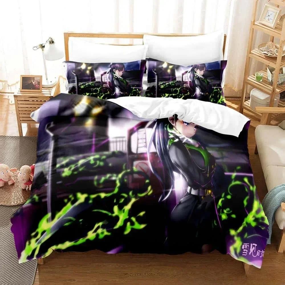 3D  Seraph of the End Printed Bed Set Duvet Cover Pillowcase Bedding Set Bed Linen Sheet Quilt Cover Full Queen King Size
