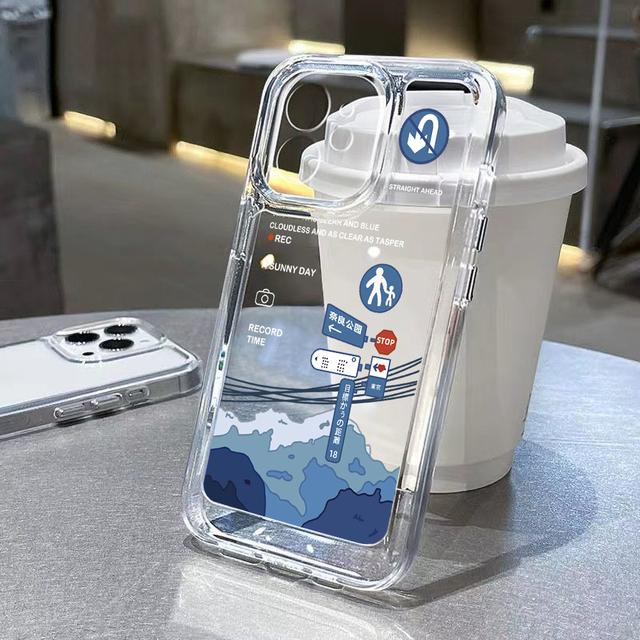 Silicon Case For Iphone 11 Case Iphone 14 Pro Max 13 12 Xr X Xs Max 7 8 Plus Se 2020 Iphone11 Space Fashion Lable Funda Cover