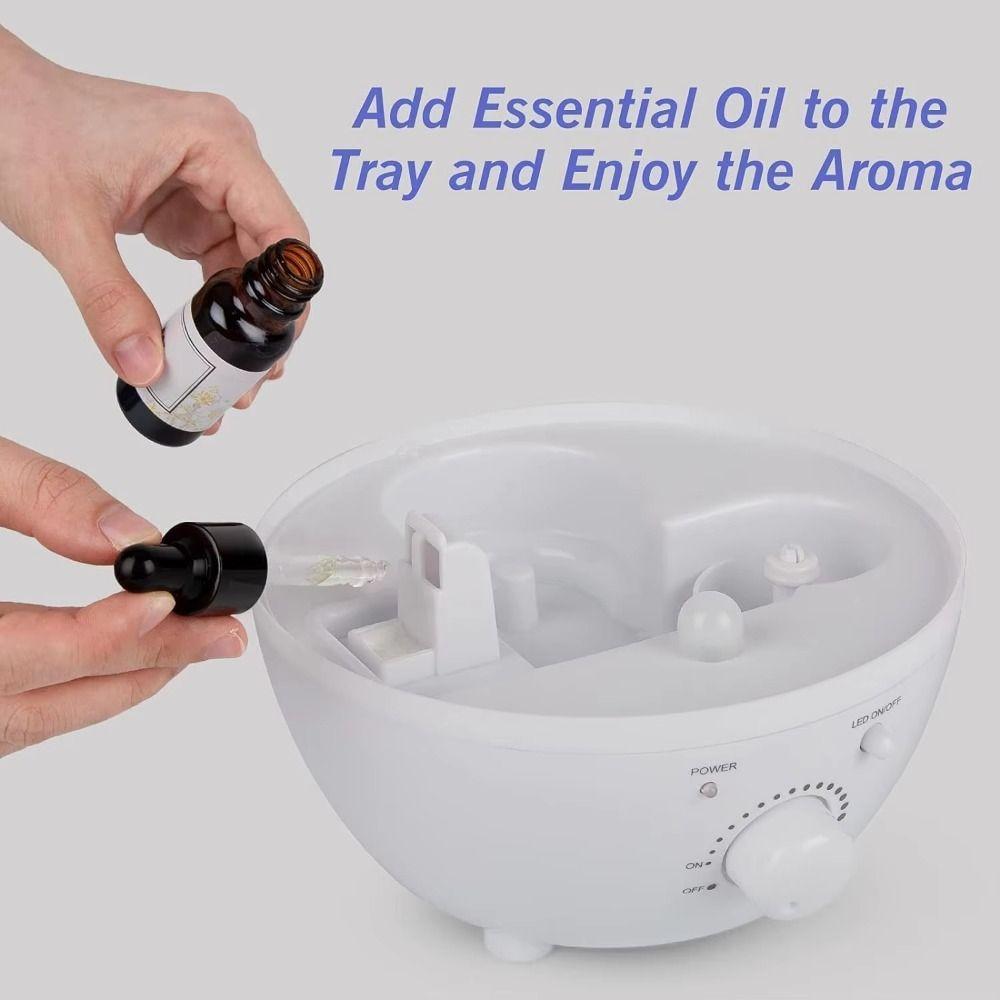 1.3L Desktop Cool Fogger Quiet LED Aroma Diffuser Simple Essential Oil Diffuser  Home Decor