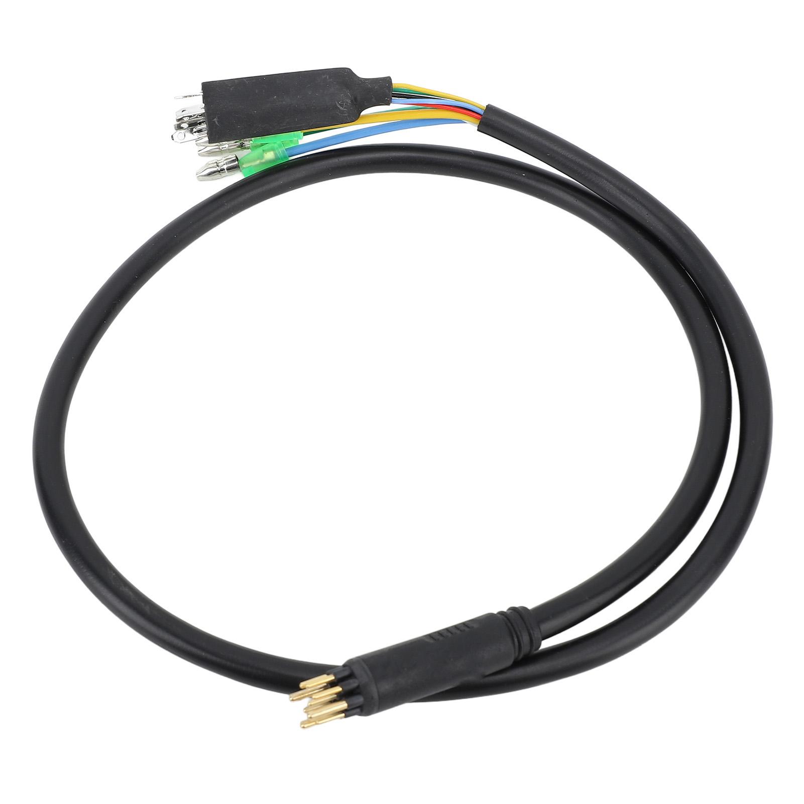 

Electric Bike Motor Extension Cable M6 Male 9 Pin Waterproof Extension Cable for Front Rear Hub Motor Conversion Kit 66cm