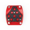 Universary Nonslip Motorcycle Footrest Foot Peg Multicolor Aluminum Alloy Brake Pedal Motorcycle Antislip Brake Pedal Cover