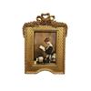Tabletop Picture Frame Vintage Resin Ornate Design for Desk, Shelf
