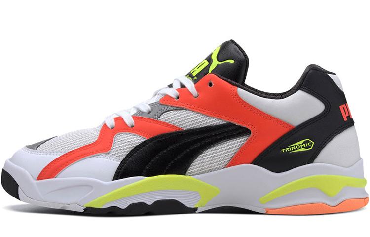 PUMA Performer Retro White Red Yellow 371910-01 35.5