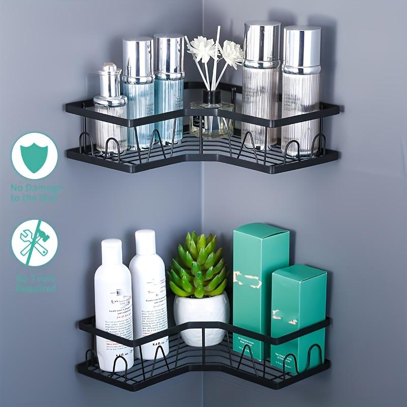Многофункциональная настенная полка для хранения ванной комнаты из 5 предметов — фото 4